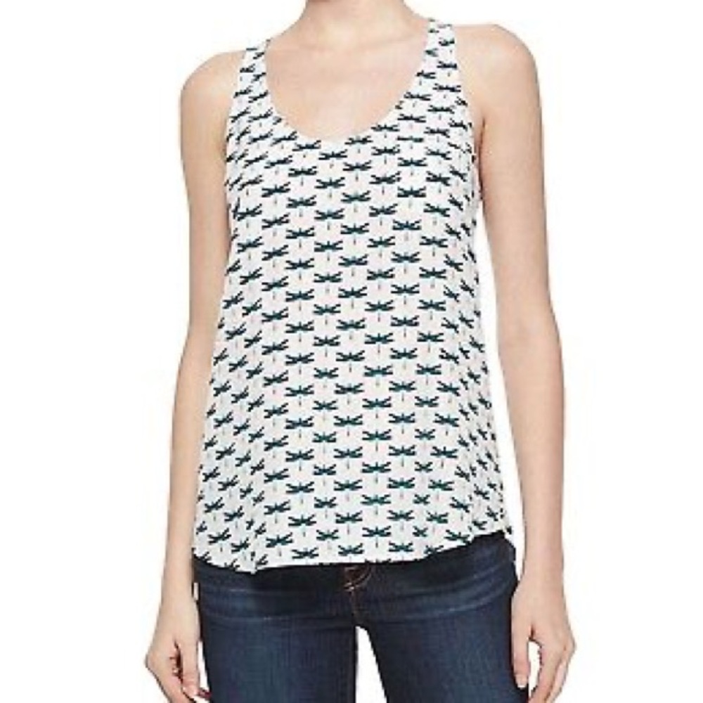 Joie - Silk Dragonfly Print Tank Top